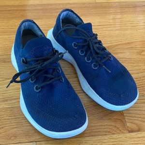 Mens AllBirds Tree Dashers Mens 12 navy with red accents